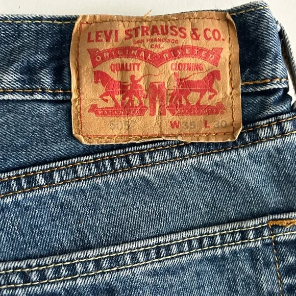 LEVIS 505 men’s size 35x30 jeans - Picture 4 of 5